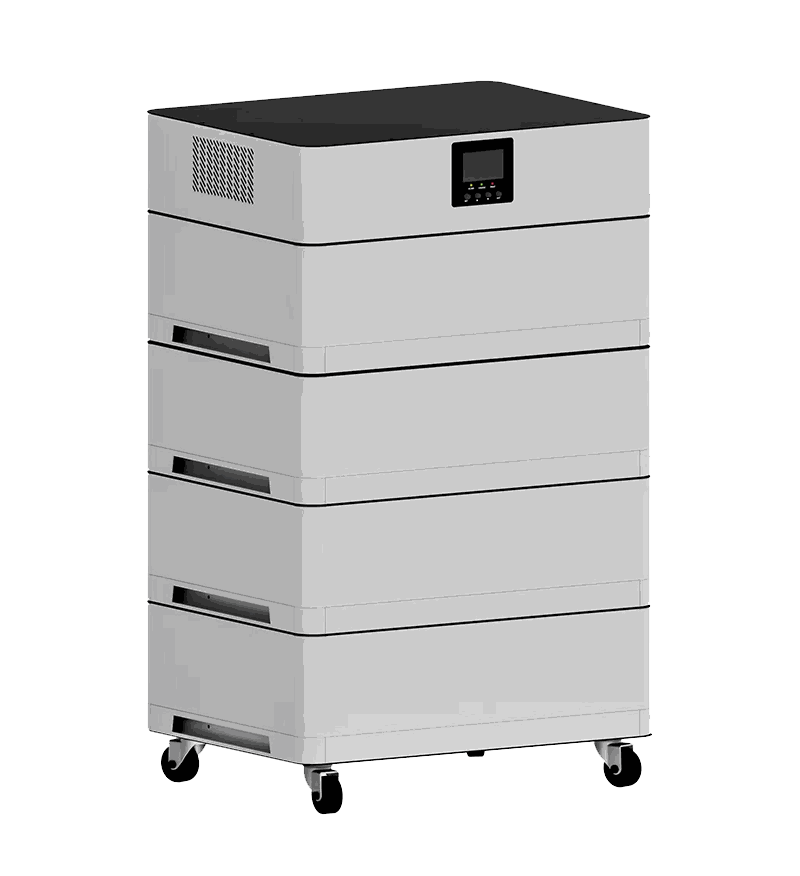 Stackable LiFePO4 home energy storage system with modular battery units